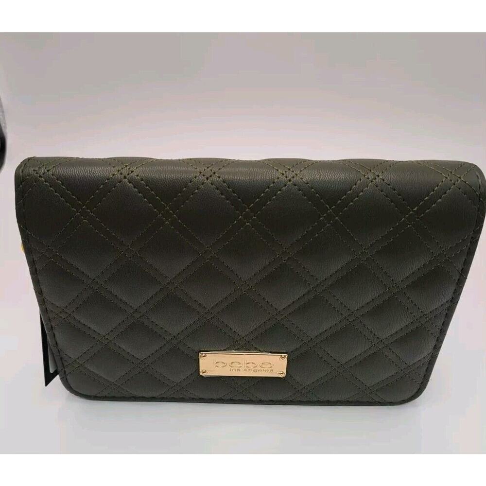 BEBE Los Angeles Alba Crossbody Bag Army Green |‎ $89 Retail